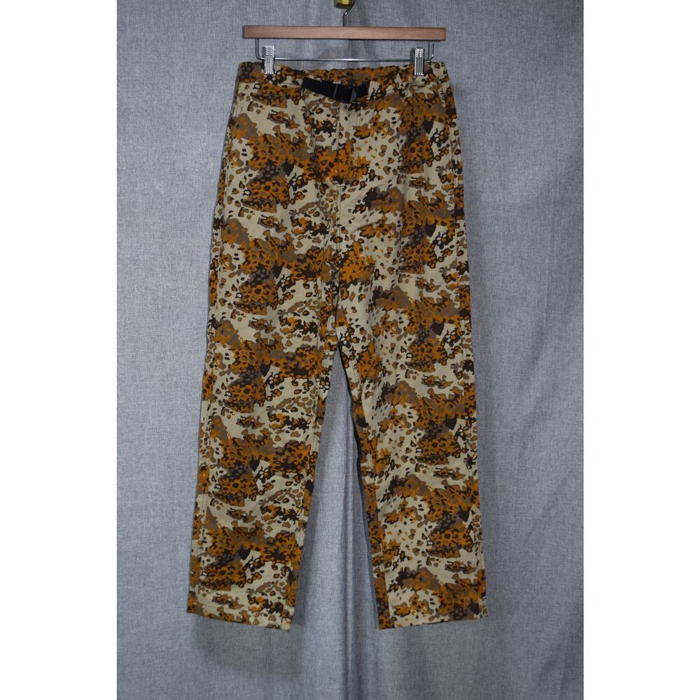 HUF Tan & Brown Camouflage Belted Cotton Pants M
